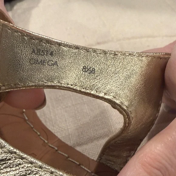 Coach Metallic Floral Sandals women’s size 8.5 - Picture 10 of 10